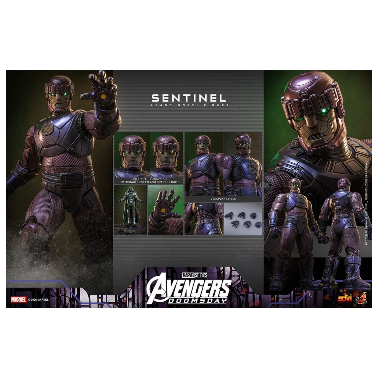 Marvel Sofvi Masterpiece Series Actionfigur Sentinel 60 cm Produktfoto