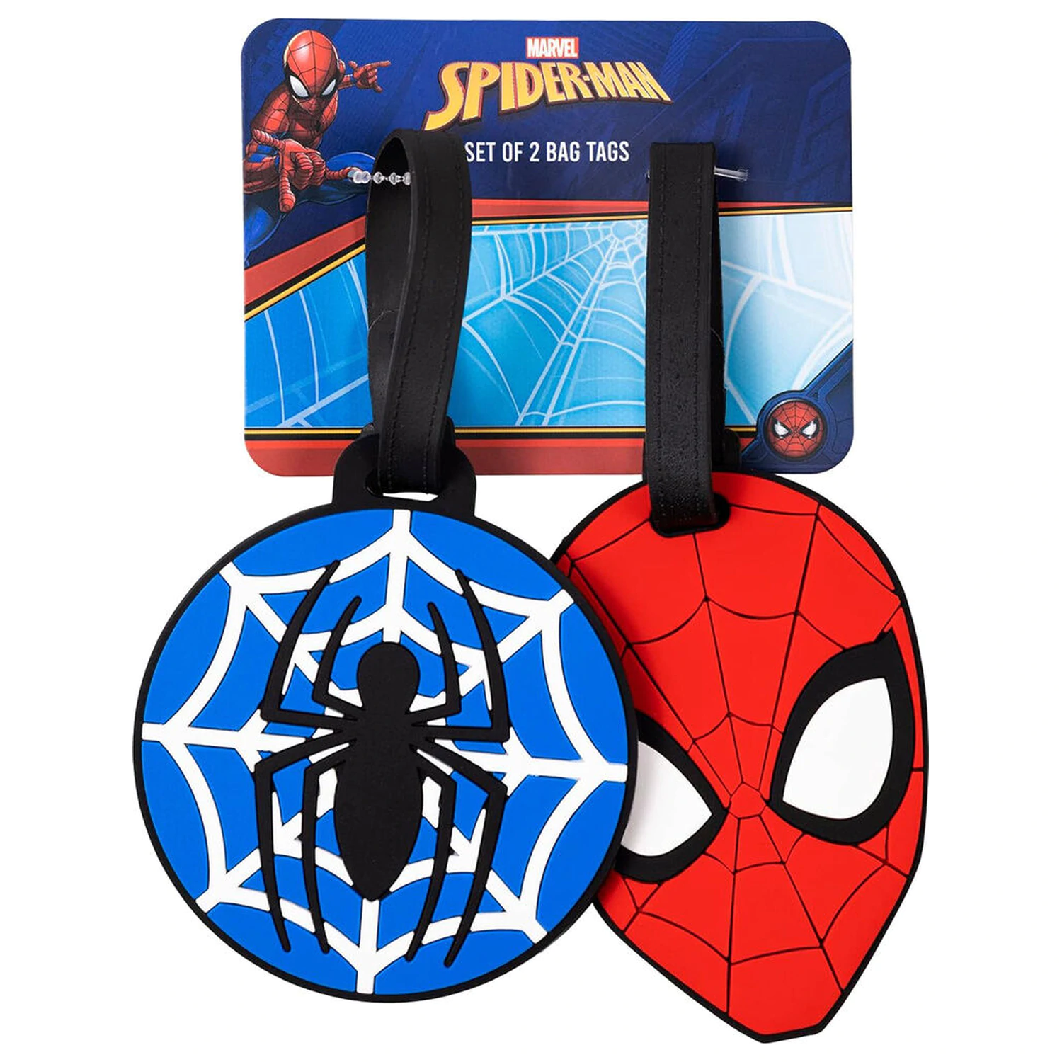 Marvel Spiderman Set mit 2 Kofferanhängern Produktfoto