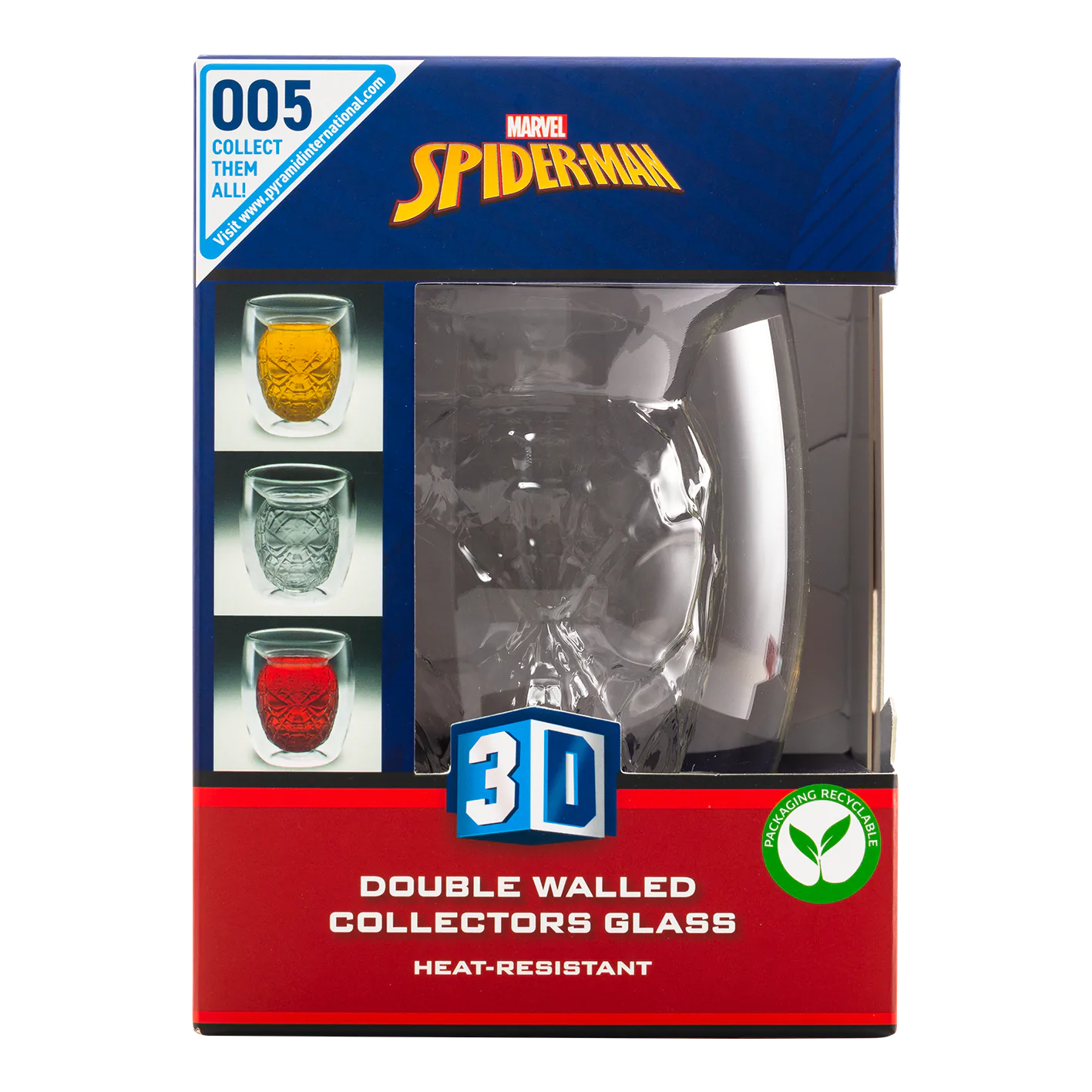 Marvel 3D Glas Spider-Man Produktfoto