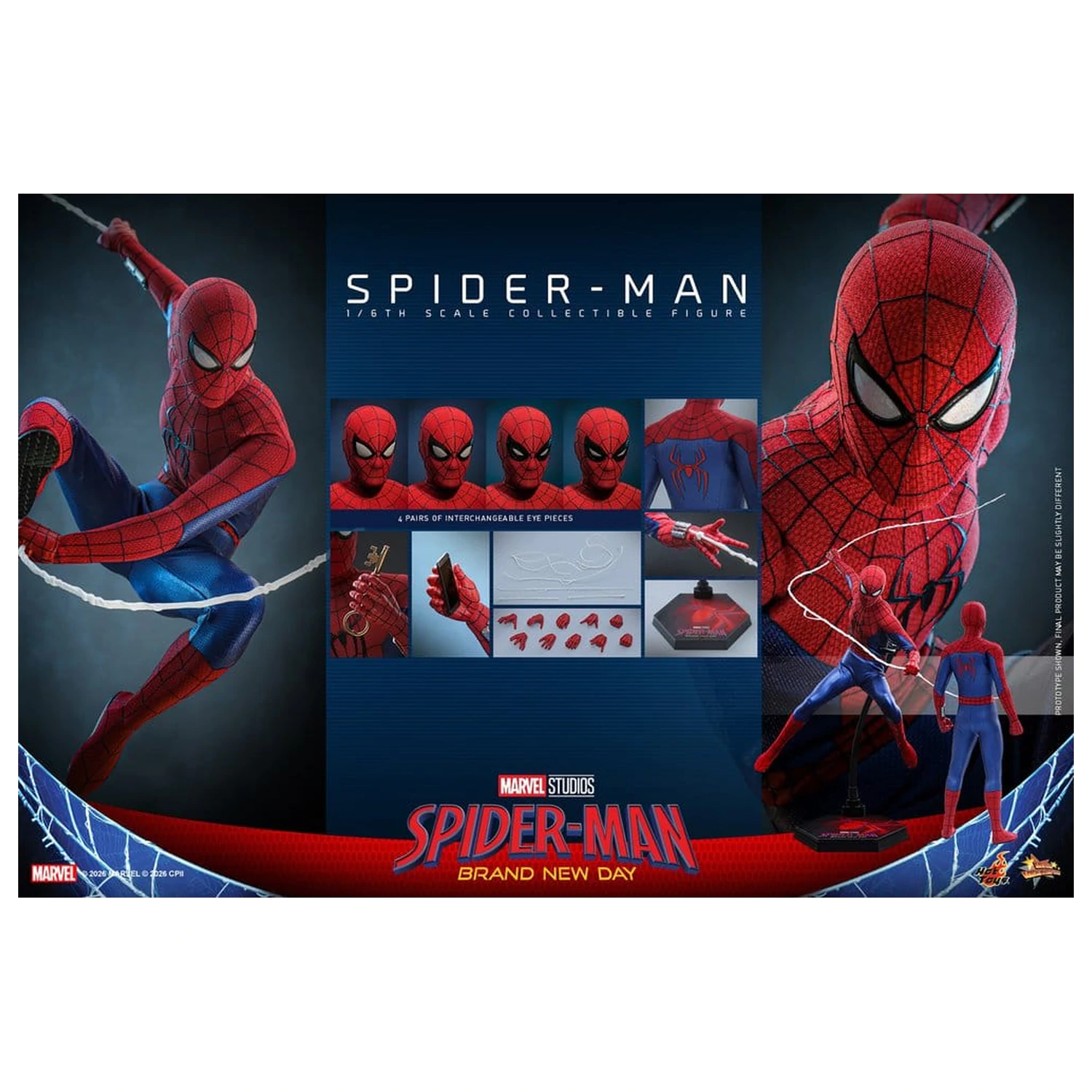 Marvel Spider-Man: Brand New Day Actionfigur 1/6 Spider-Man 29 cm Produktfoto