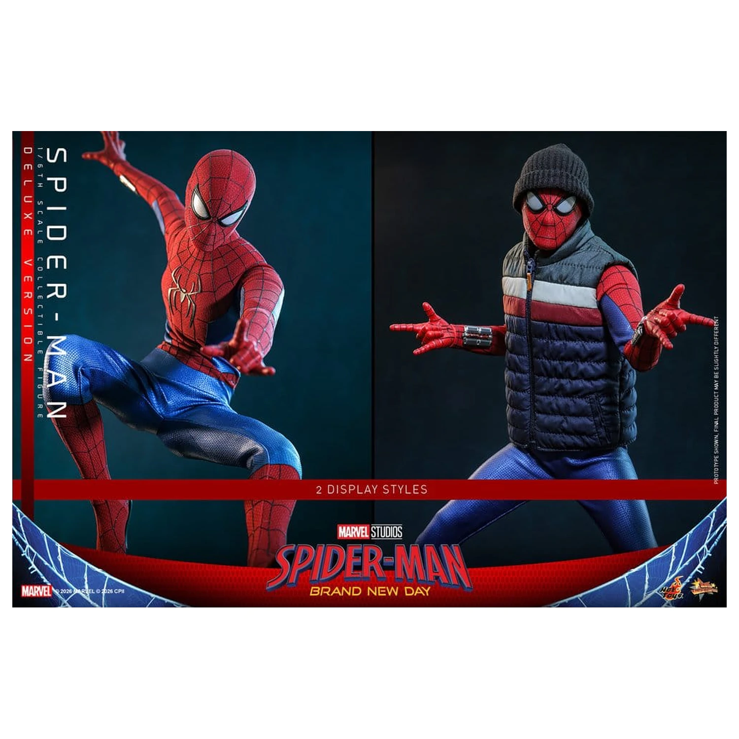 Marvel Spider-Man: Brand New Day Actionfigur 1/6 Spider-Man (Deluxe Version) 29 cm Produktfoto