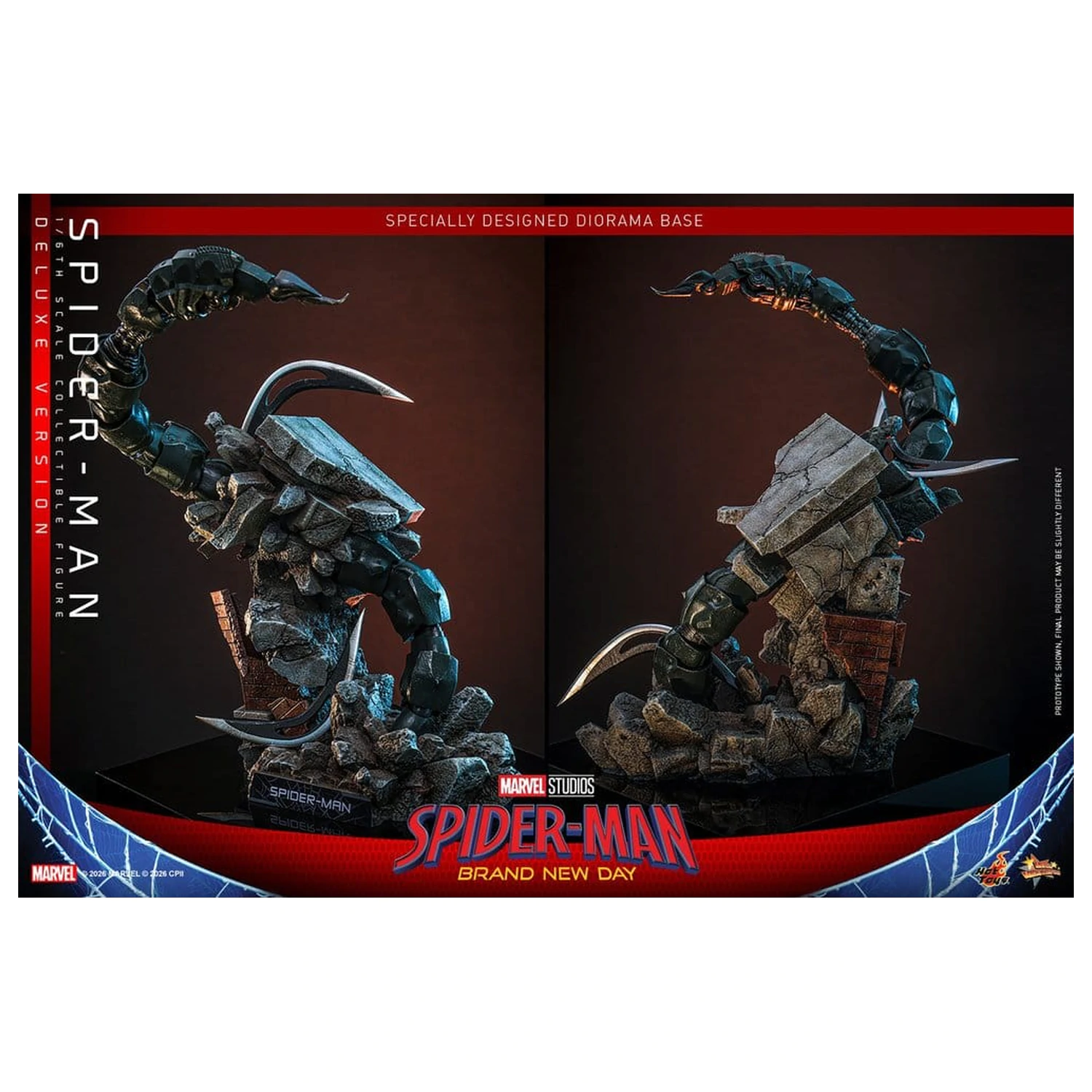 Marvel Spider-Man: Brand New Day Actionfigur 1/6 Spider-Man (Deluxe Version) 29 cm Produktfoto
