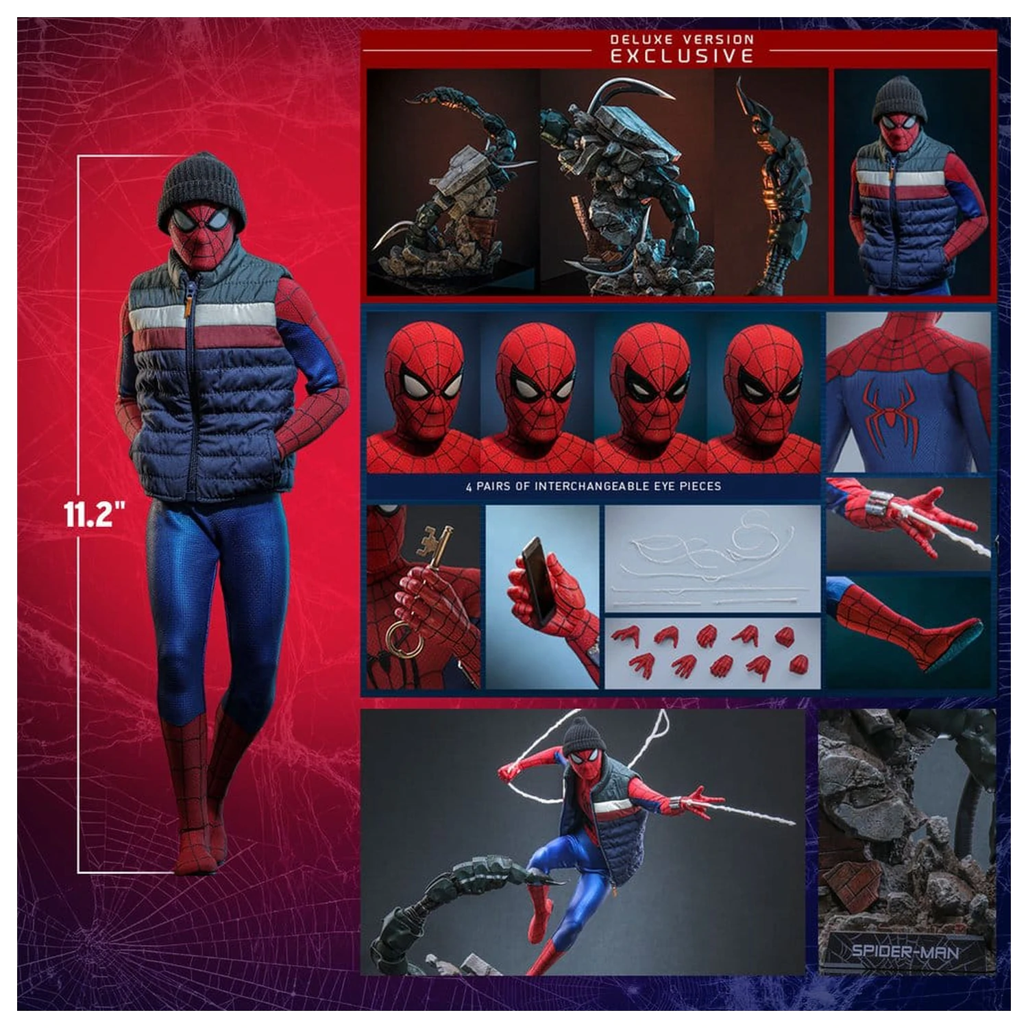 Marvel Spider-Man: Brand New Day Actionfigur 1/6 Spider-Man (Deluxe Version) 29 cm Produktfoto