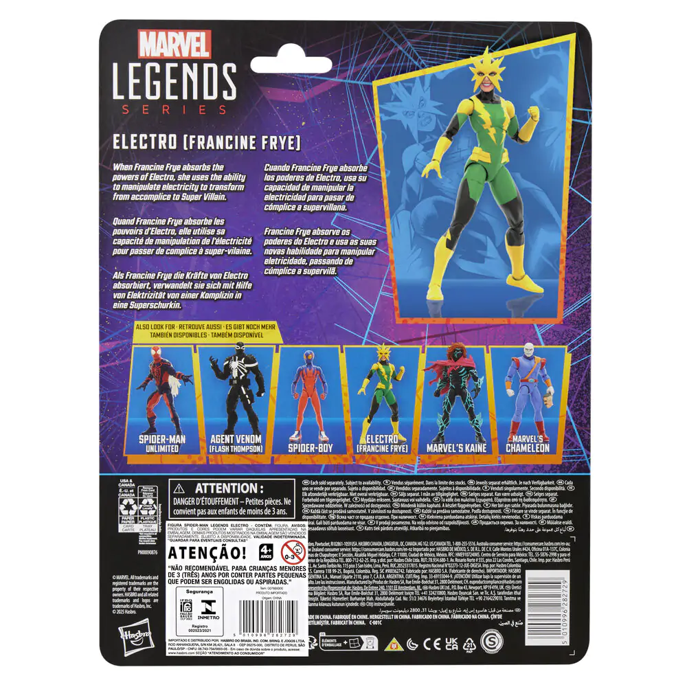 Marvel Spider-Man Electro Francine Frye Figur 15cm Produktfoto