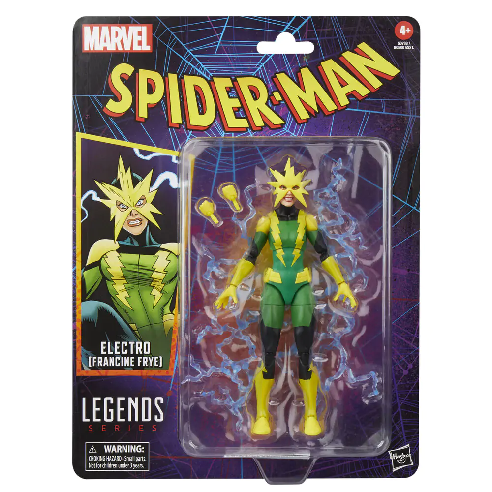 Marvel Spider-Man Electro Francine Frye Figur 15cm Produktfoto