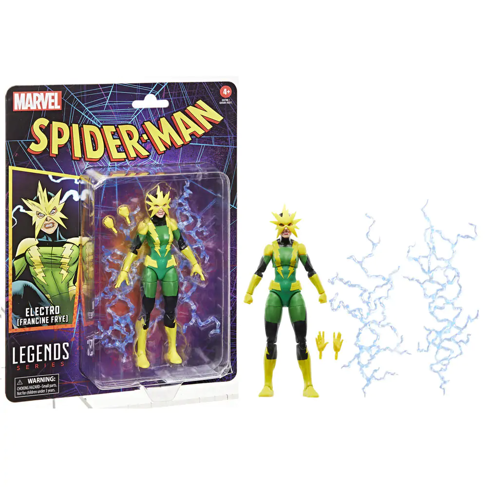 Marvel Spider-Man Electro Francine Frye Figur 15cm Produktfoto