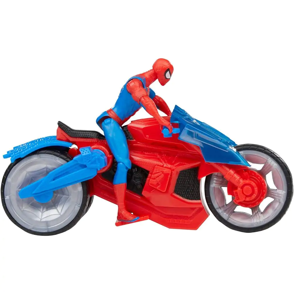 Marvel Spider-Man Epic World of Action Arachnid Motorrad + Spiderman Figur Produktfoto
