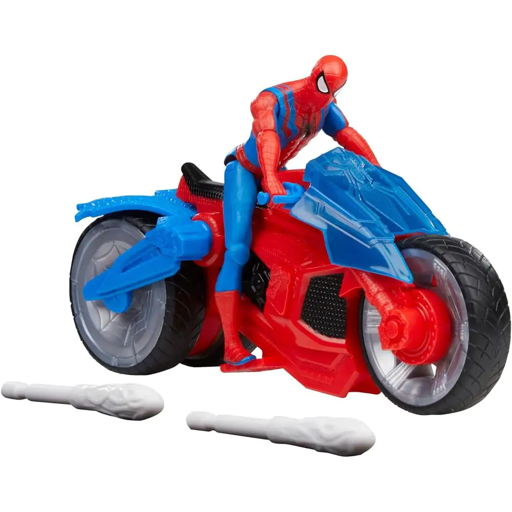 Marvel Spider-Man Epic World of Action Arachnid Motorrad + Spiderman Figur Produktfoto