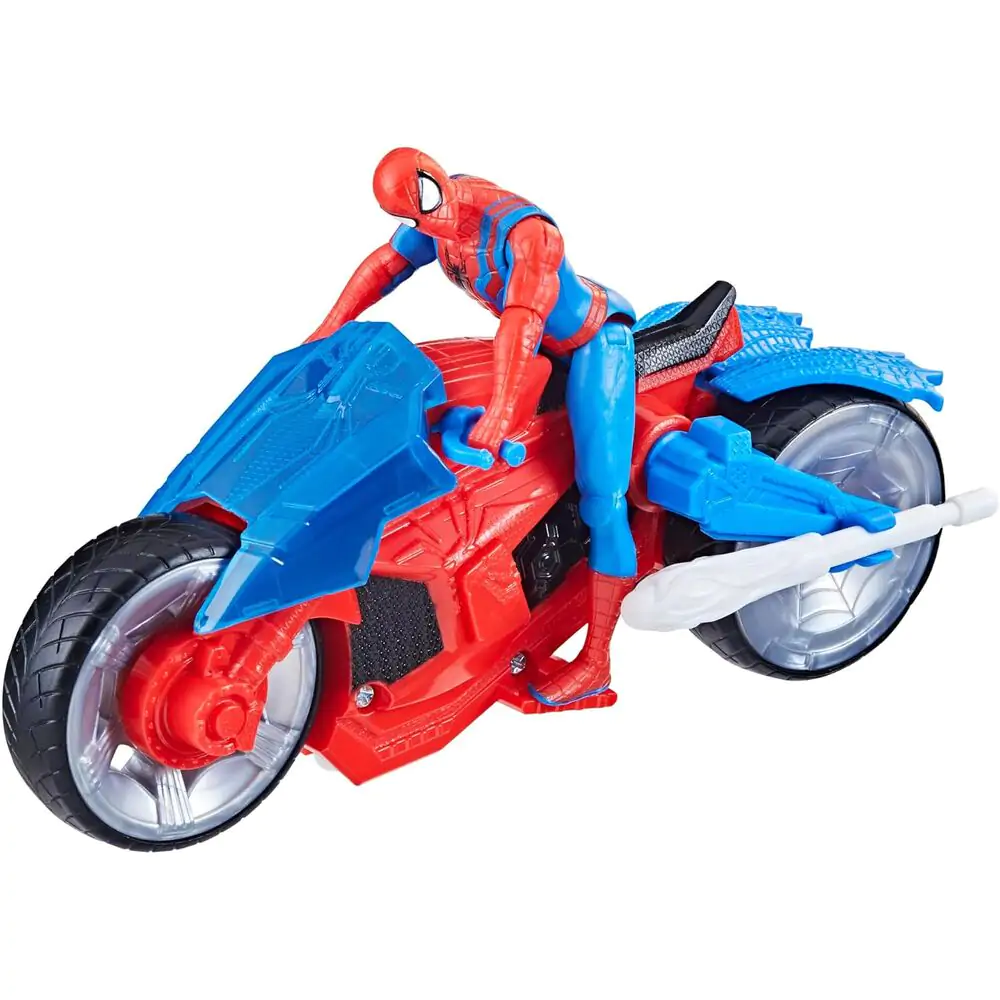 Marvel Spider-Man Epic World of Action Arachnid Motorrad + Spiderman Figur Produktfoto