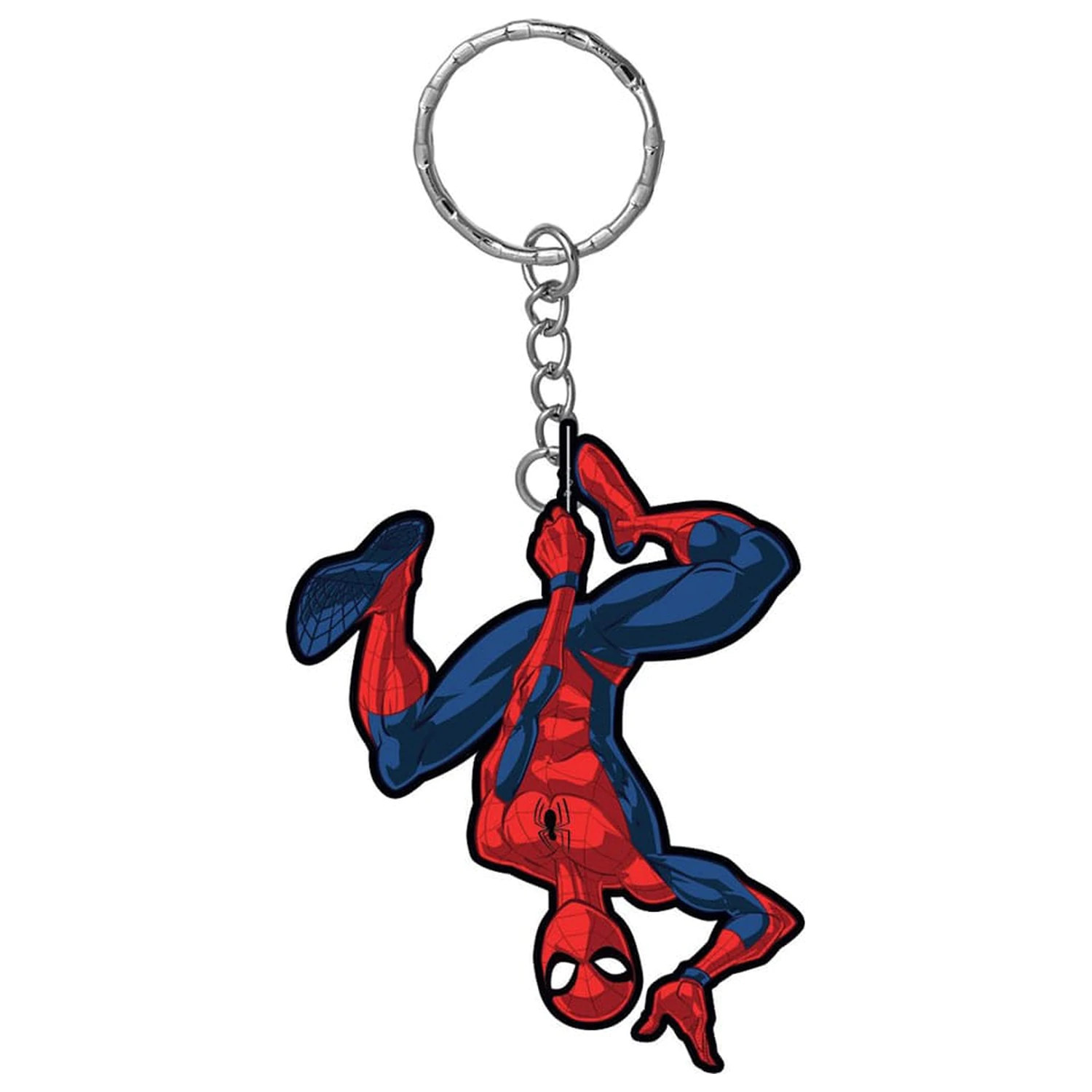 Marvel Gummi Schlüsselanhänger Spider-Man hängend Produktfoto