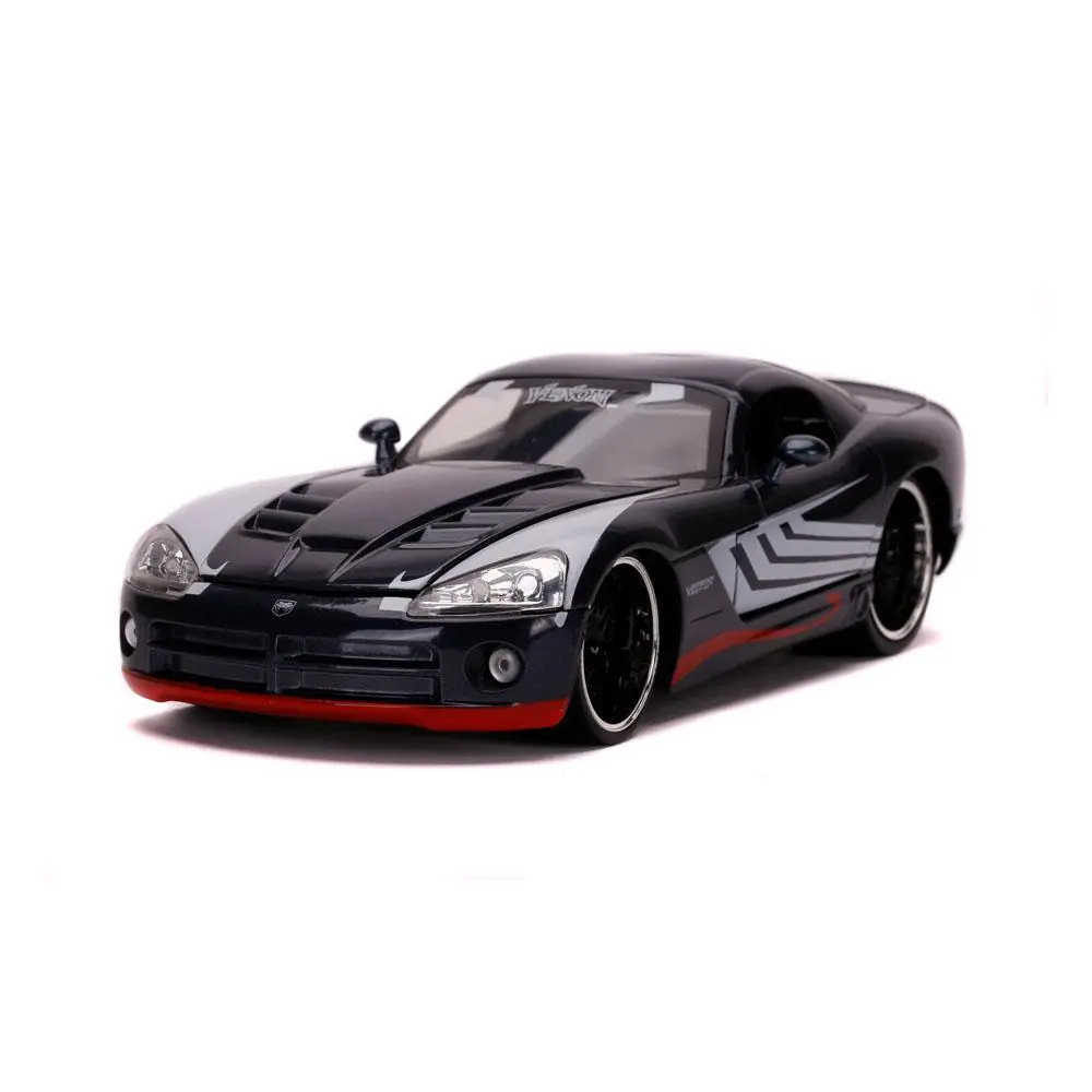 Marvel Spider-Man Hollywood Rides Diecast Modell 1/24 2008 Dodge Viper SRT10 mit Figur Produktfoto