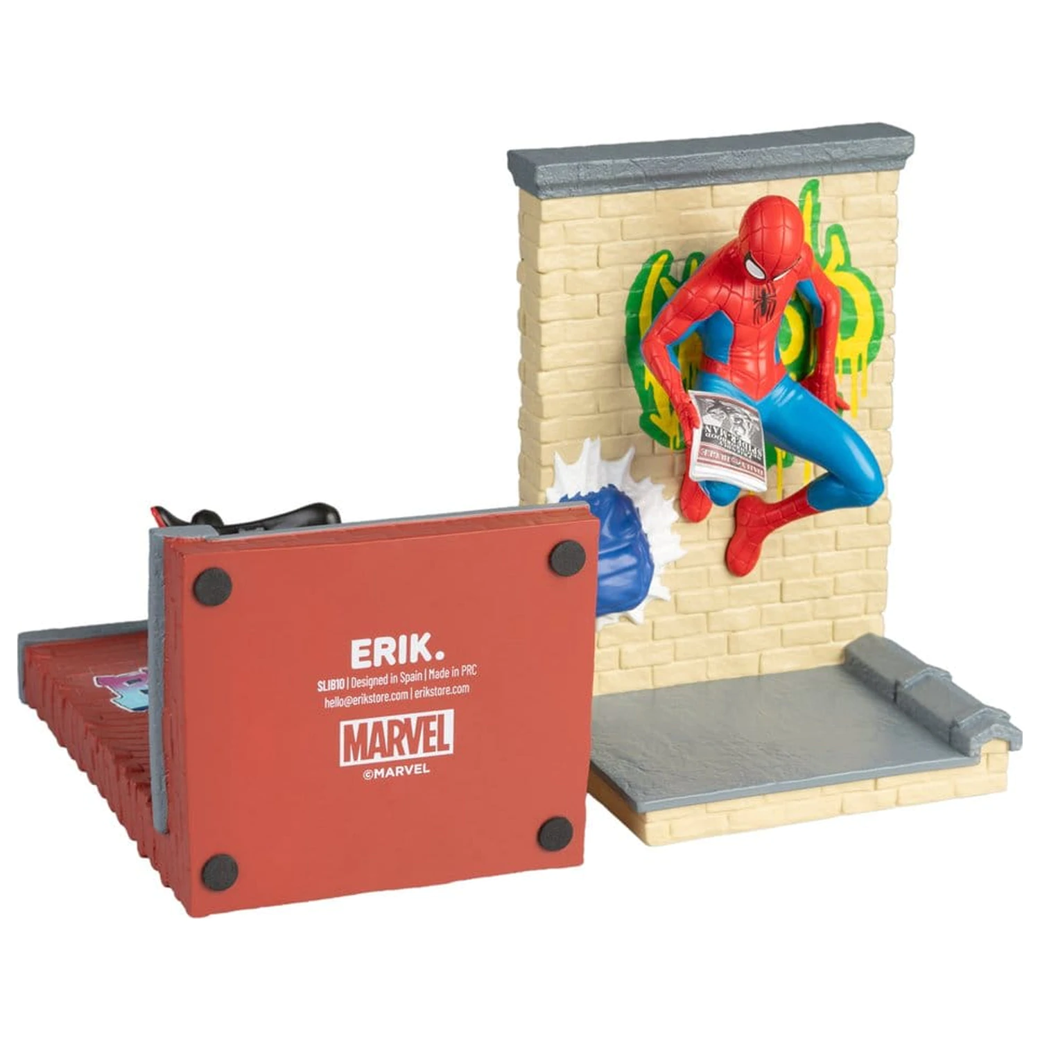 Marvel Buchstützen Spider-Man 12 cm Produktfoto