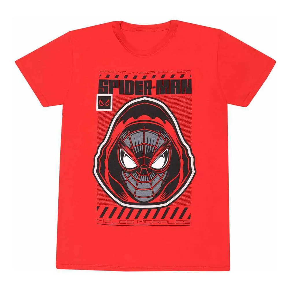 Marvel Spider-Man Miles Morales Video Game - Hooded Spider T-shirt Produktfoto