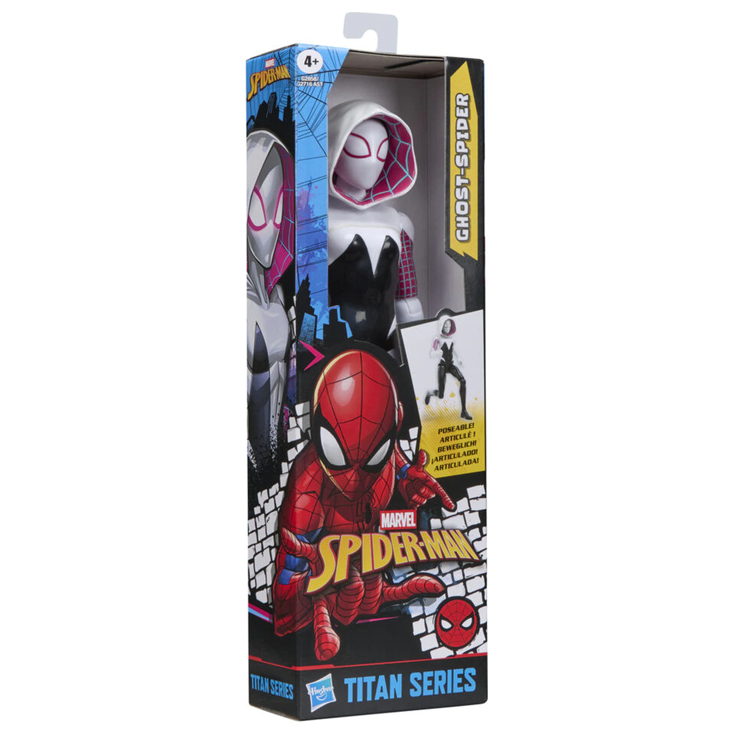 Marvel Spider-Man Titan Series Ghost Spider Figur 30cm Produktfoto