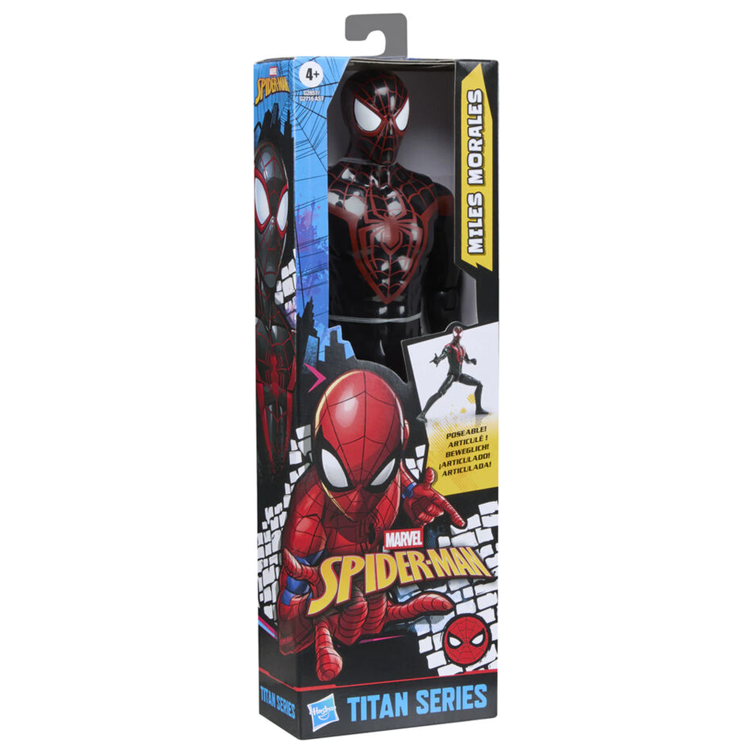 Marvel Spider-Man Titan Series Miles Morales Figur 30cm Produktfoto