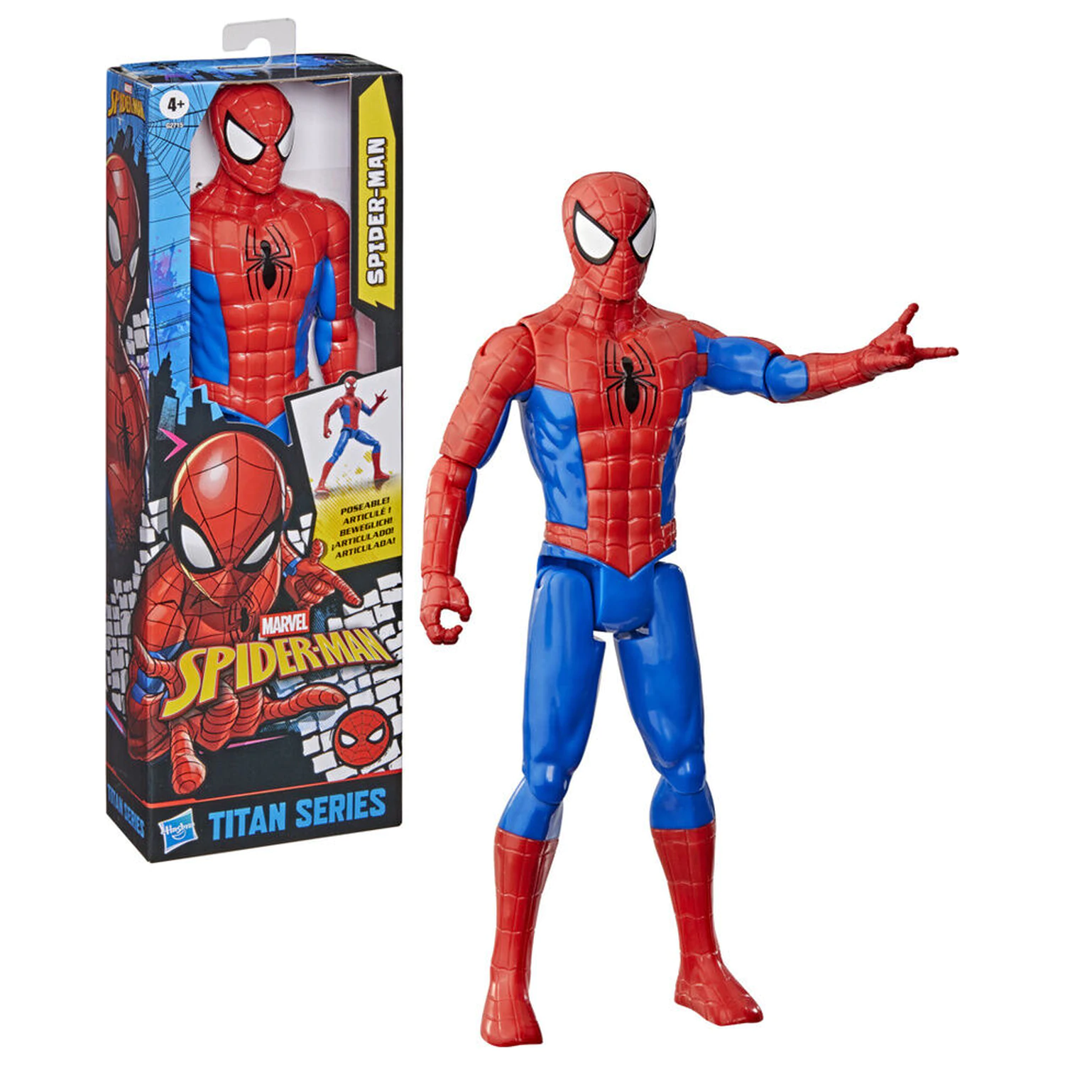 Marvel Spider-Man Titan Series Spider-Man Figur 30cm Produktfoto