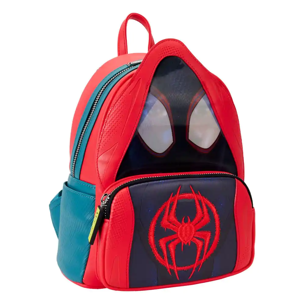 Marvel by Loungefly Rucksack Spider-Verse Miles Morales Hoodie Cosplay Produktfoto