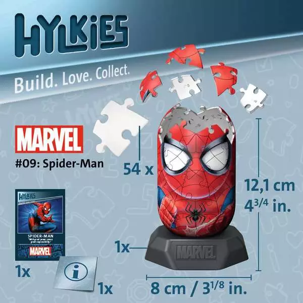 Marvel 3D Puzzle Spiderman Hylkies (54 Teile) Produktfoto