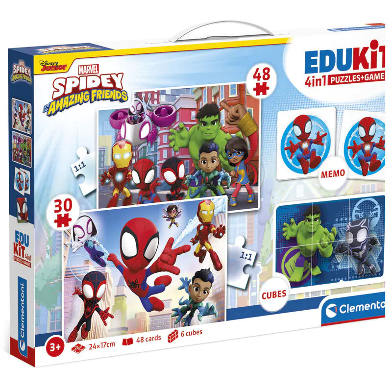 Marvel Spidey Amazing Friends Edukit 4 in 1 Produktfoto