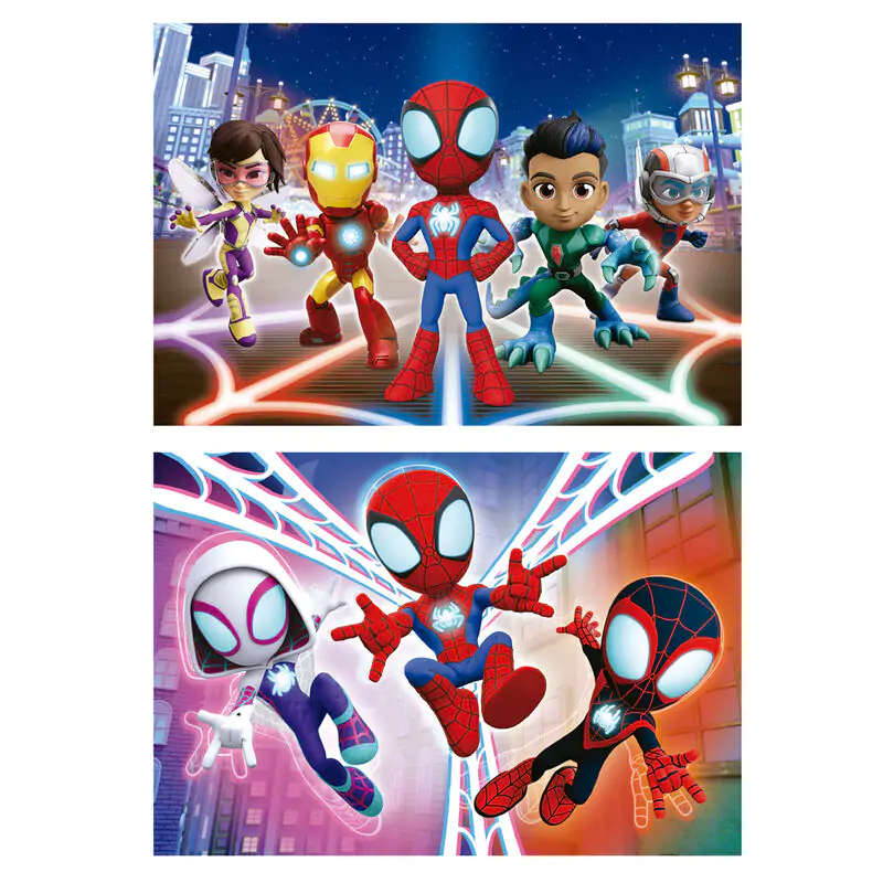 Marvel Spidey Amazing Friends Holzpuzzle 2x16St Produktfoto