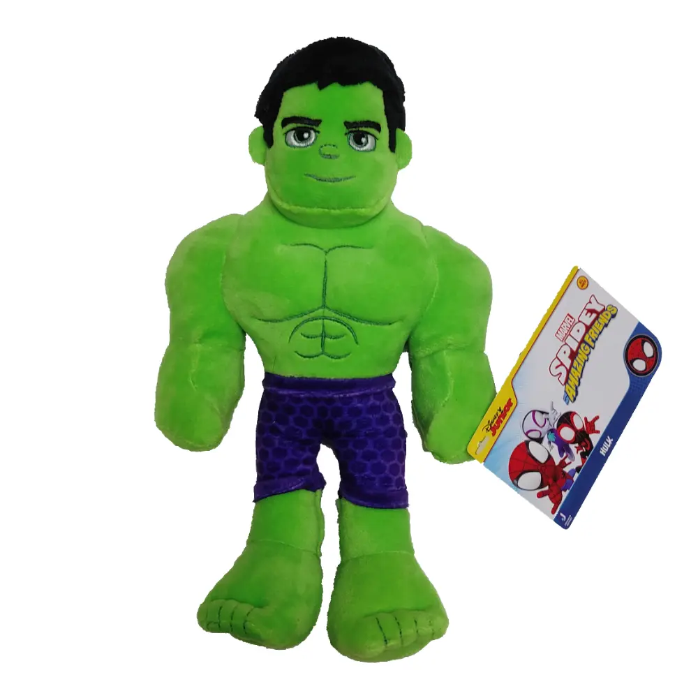 Marvel Spidey Amazing Friends Hulk Plüschfigur 23 cm Produktfoto