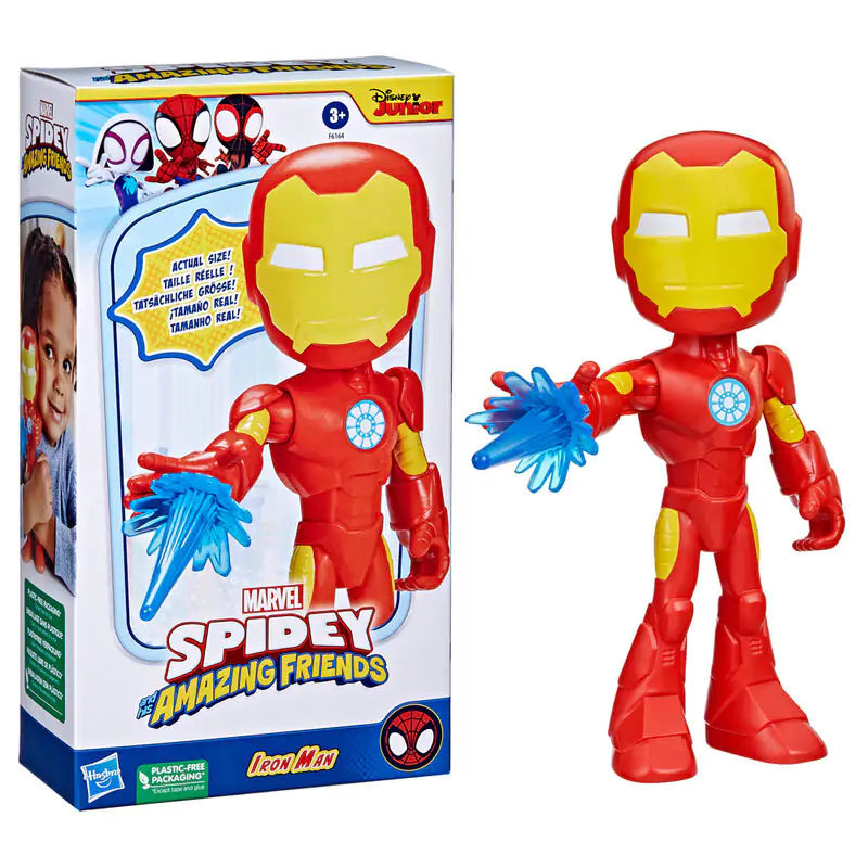 Marvel Spidey Amazing Friends Iron Man Figur 22cm Produktfoto