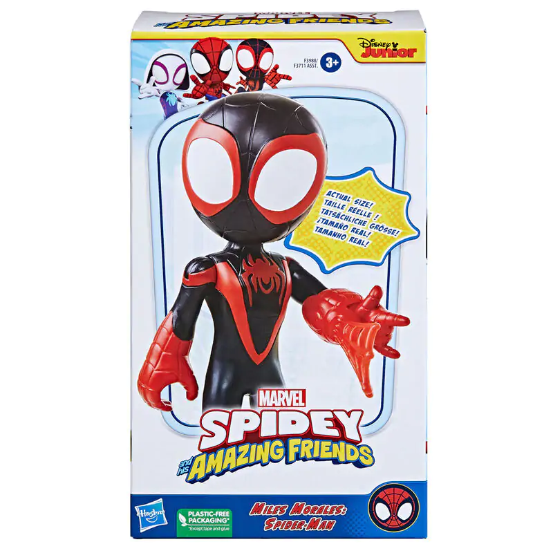 Marvel Spidey Amazing Friends Miles Morales Figur 22cm Produktfoto
