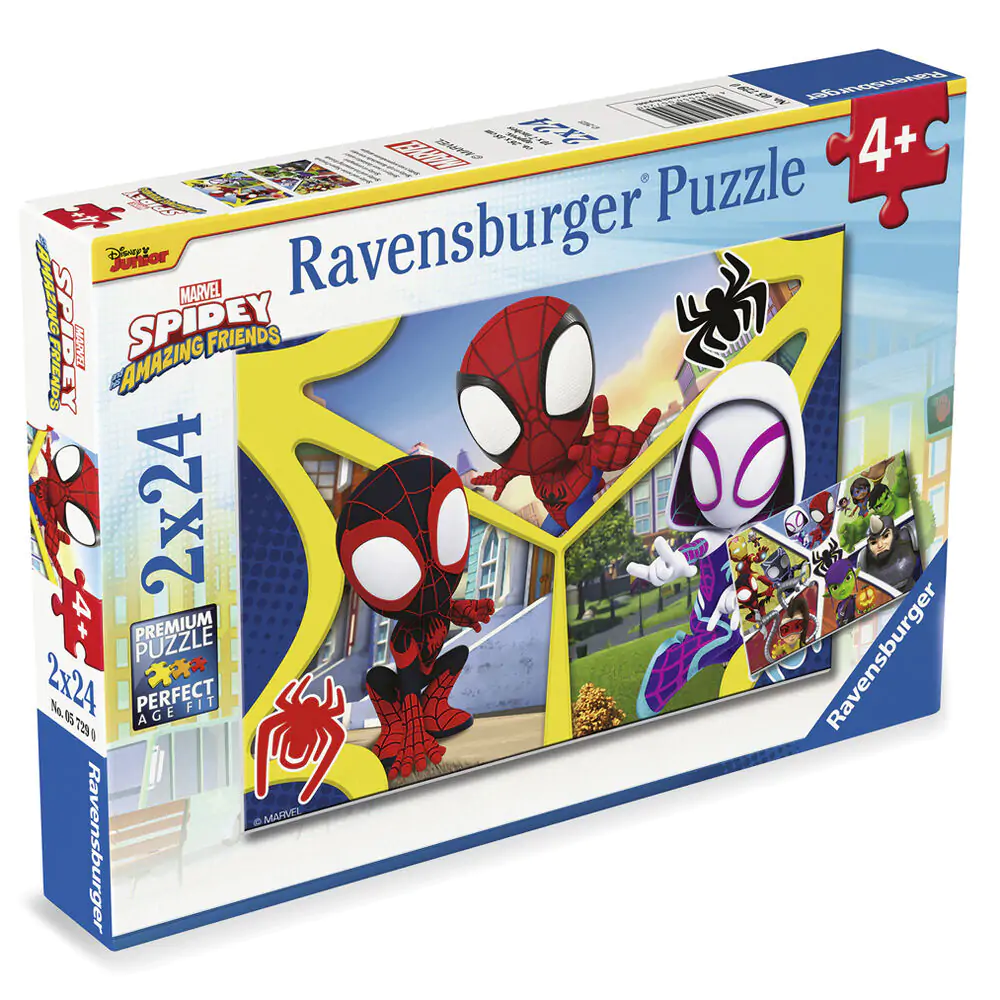 Marvel Spidey Amazing Friends puzzle 2x24St Produktfoto