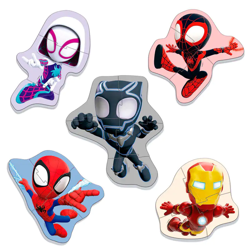 Marvel Spidey Amazing Friends Puzzle 3-5St Produktfoto