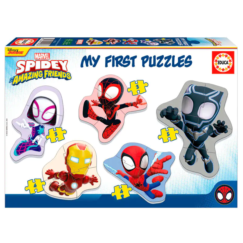 Marvel Spidey Amazing Friends Puzzle 3-5St Produktfoto