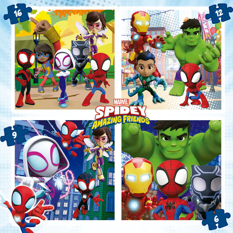Marvel Spidey Amazing Friends Puzzle 6-9-12-16St termékfotó
