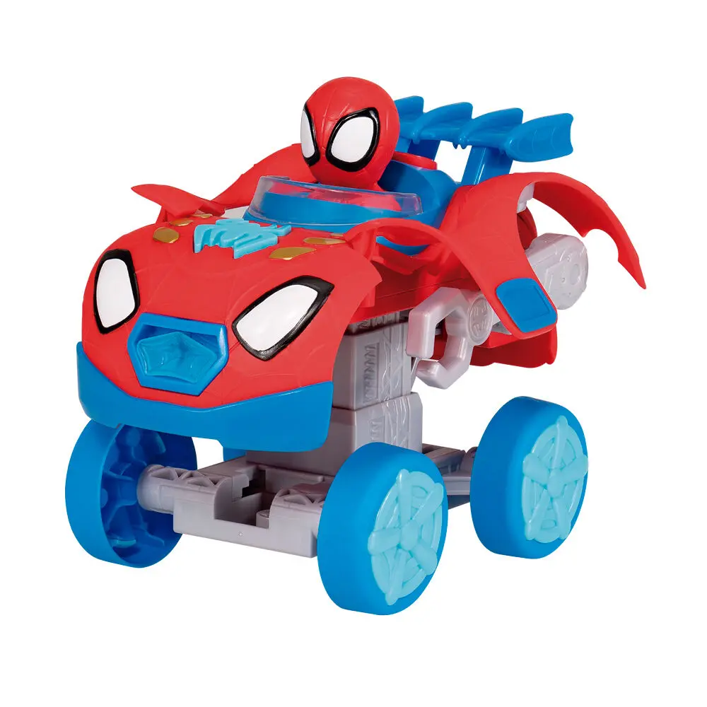 Marvel Spidey Amazing Friends Spidey Mech Web Crawler Fahrzeug Produktfoto