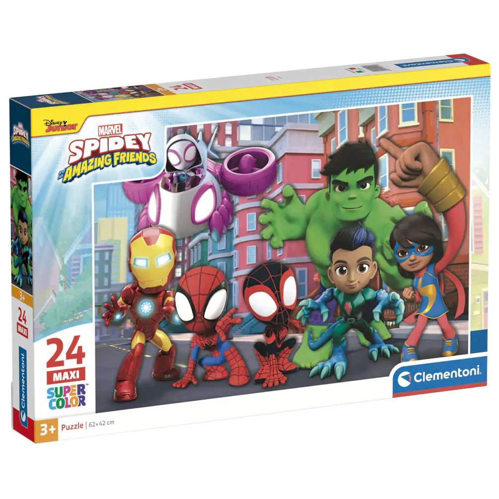 Marvel Spidey and His Amazing Friends maxi Puzzle 24St Produktfoto