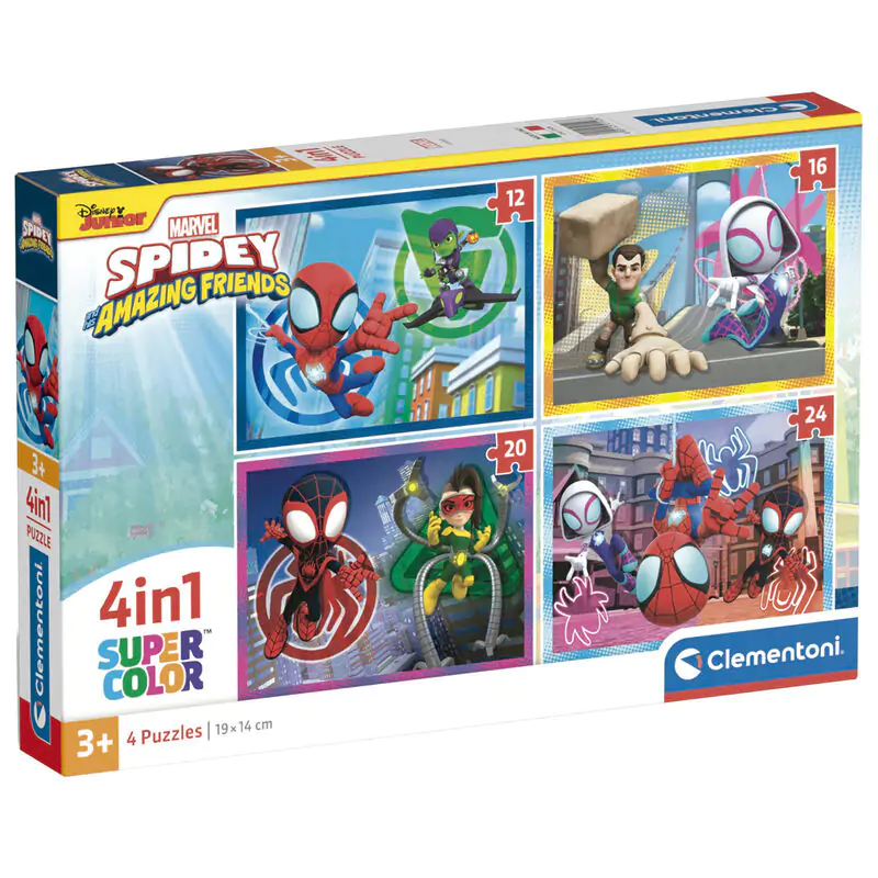 Marvel Spidey and His Amazing Friends Puzzle 12-16-20-24St Produktfoto