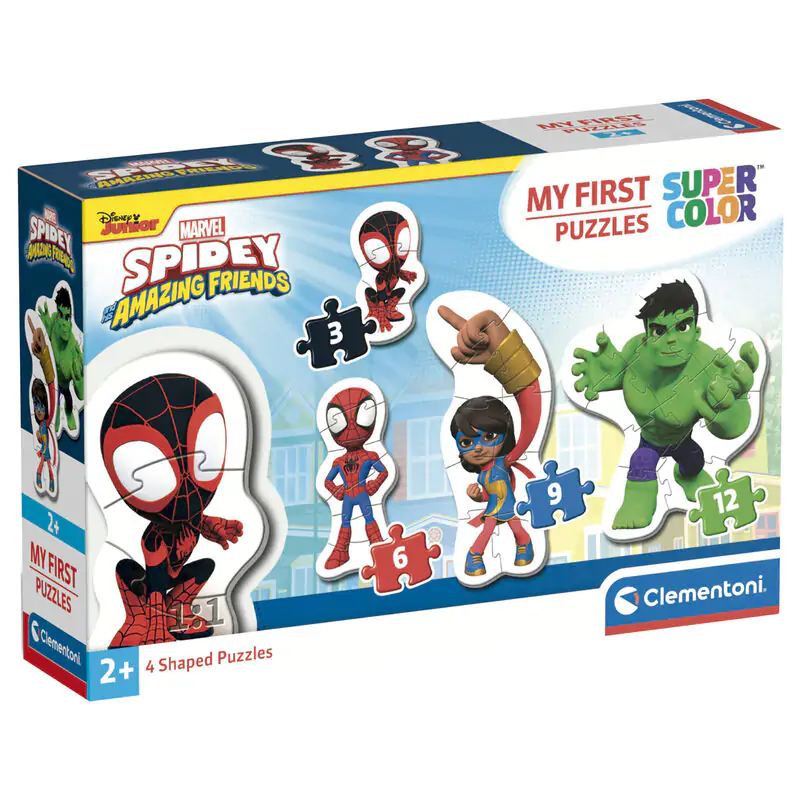 Marvel Spidey and His Amazing Friends Puzzle 3-6-9-12St Produktfoto