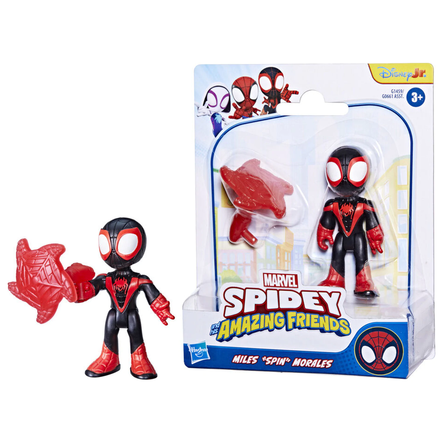 Marvel Spidey Miles Spin Morales Figur 7cm Produktfoto
