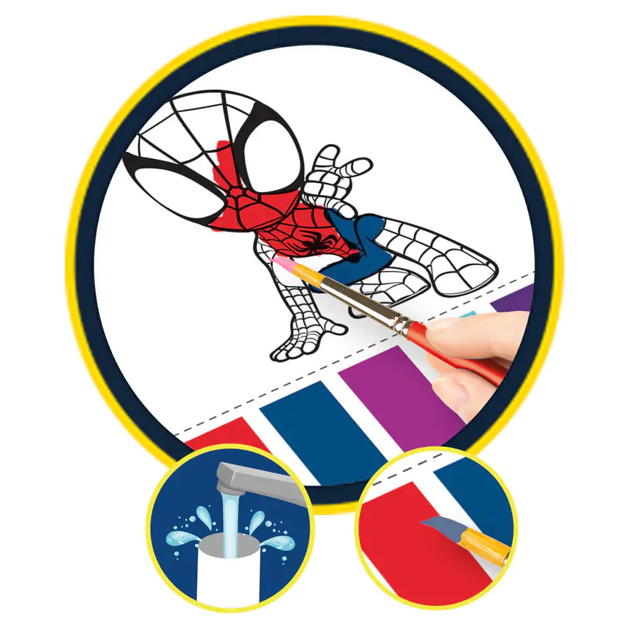 Marvel Spidey roll & go Malstation Produktfoto