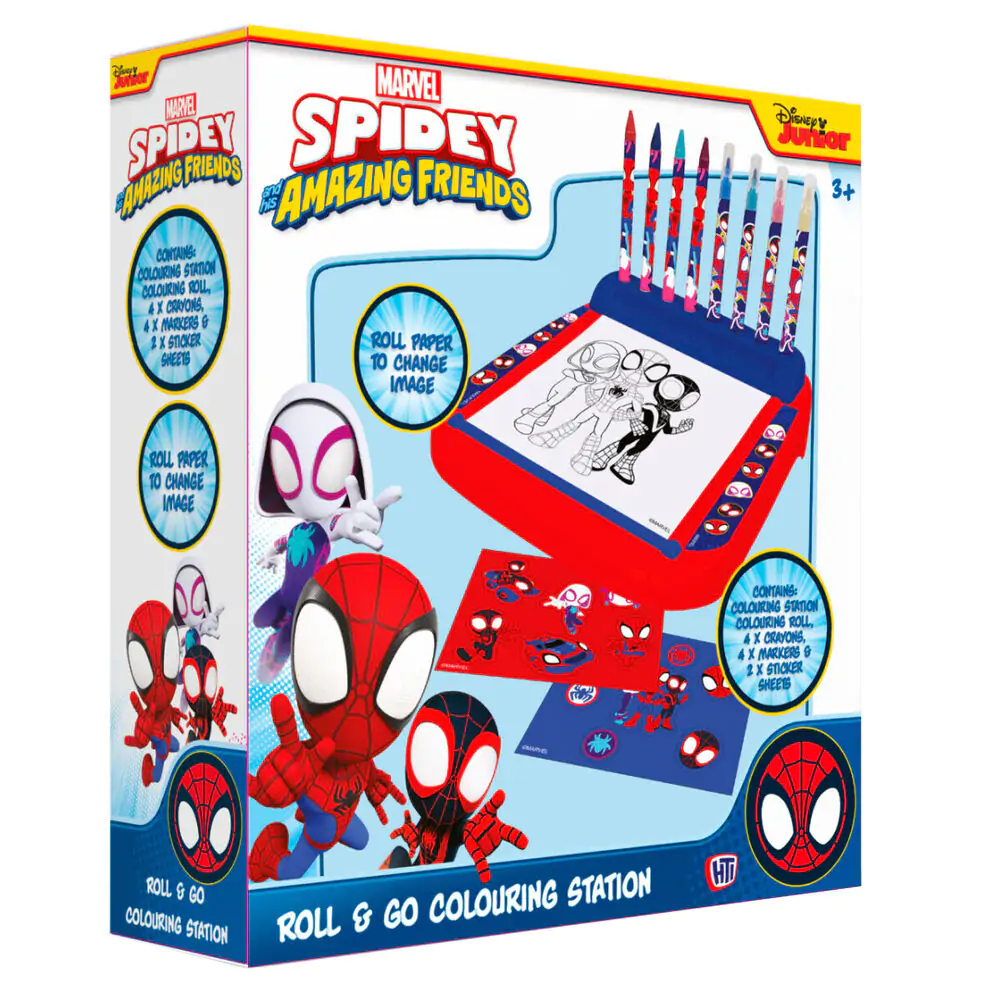 Marvel Spidey roll & go Malstation Produktfoto