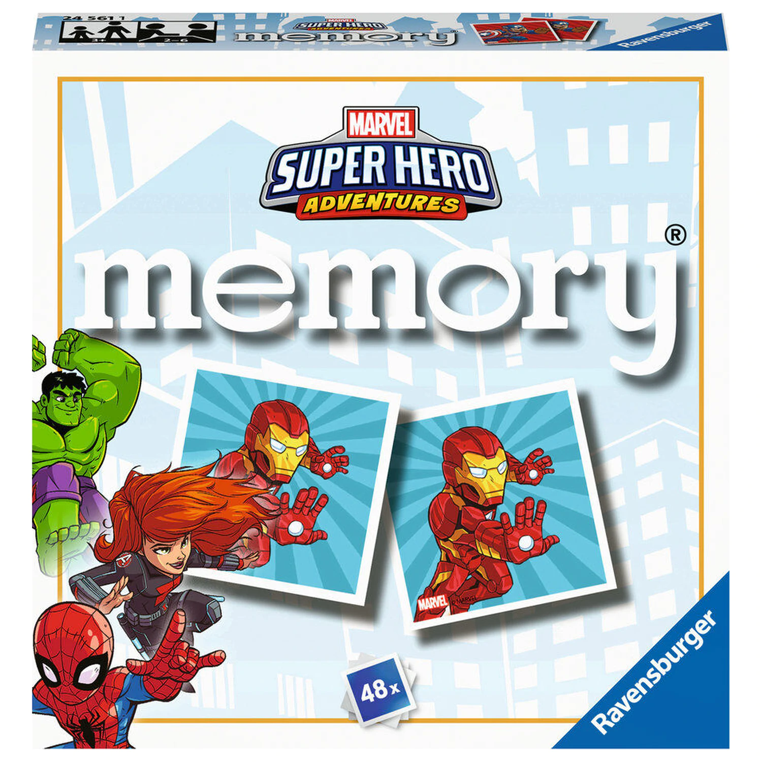 Marvel Super Hero Taschen Memory-Spiel Produktfoto