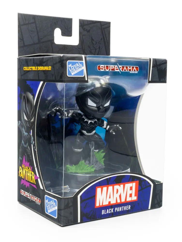 Marvel Superama Mini-Diorama Black Panther 10 cm Produktfoto