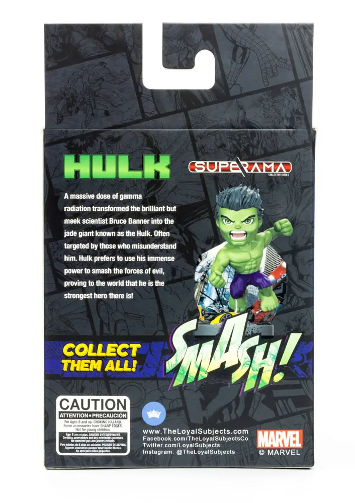 Marvel Superama Mini-Diorama Hulk 10 cm Produktfoto