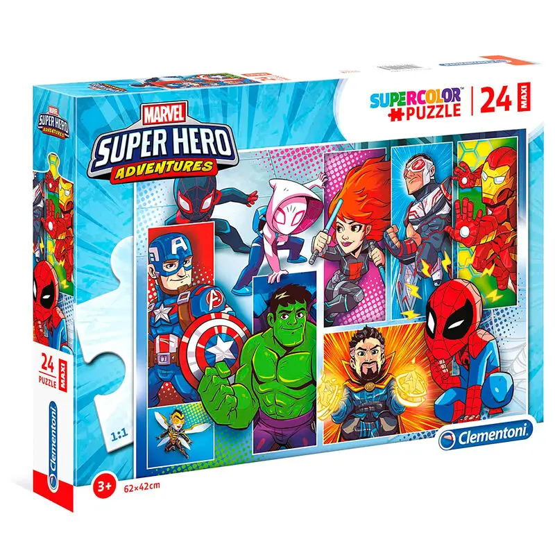 Marvel Superhero Maxi puzzle 24St Produktfoto