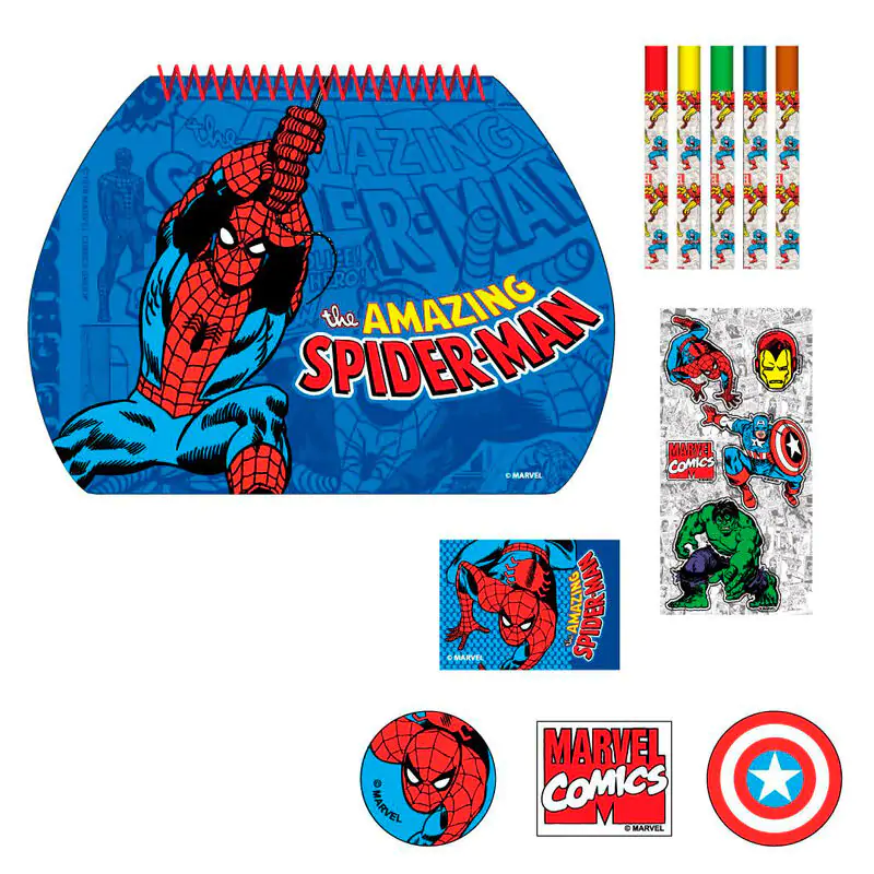 Marvel Schreibwaren-set zum Ausmalen Produktfoto