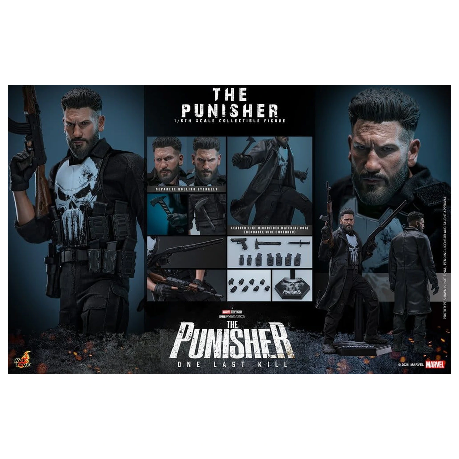 Marvel Television Masterpiece Action Figur 1/6 The Punisher 31 cm Produktfoto