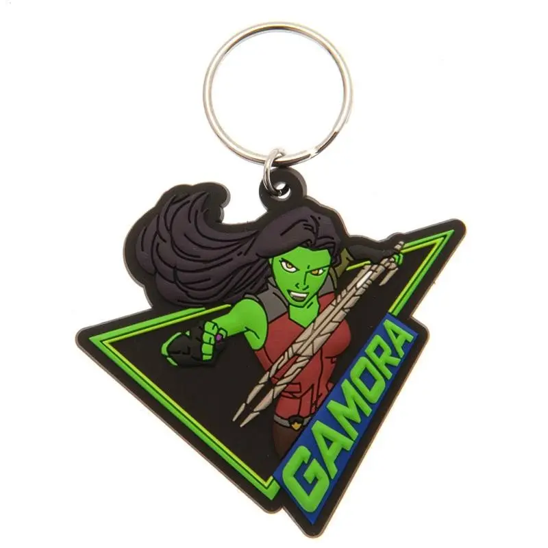 Marvel Gummi-Schlüsselanhänger The Guardians of the Galaxy Gamora 6 cm Produktfoto