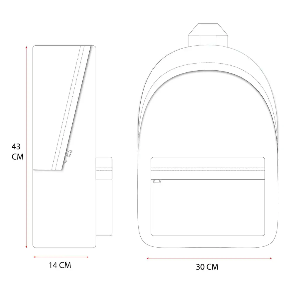 Marvel Rucksack The Armoured Marvel Logo 43 cm Produktfoto
