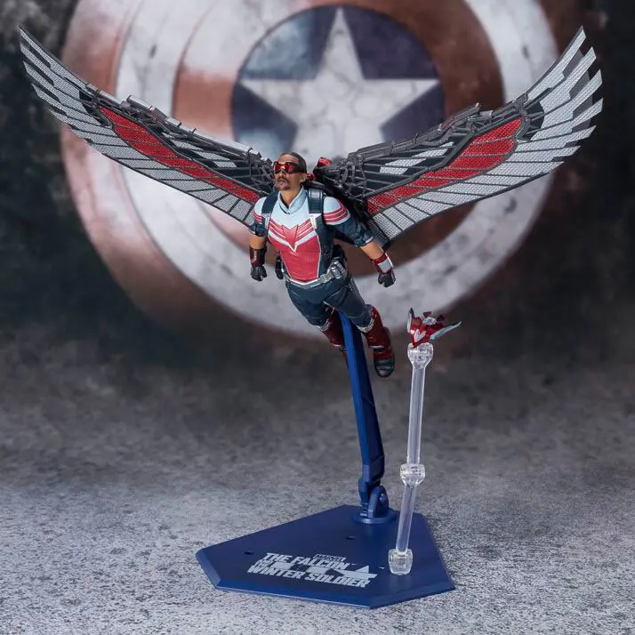 The Falcon and the Winter Soldier S.H. Figuarts Actionfigur Falcon 15 cm Produktfoto