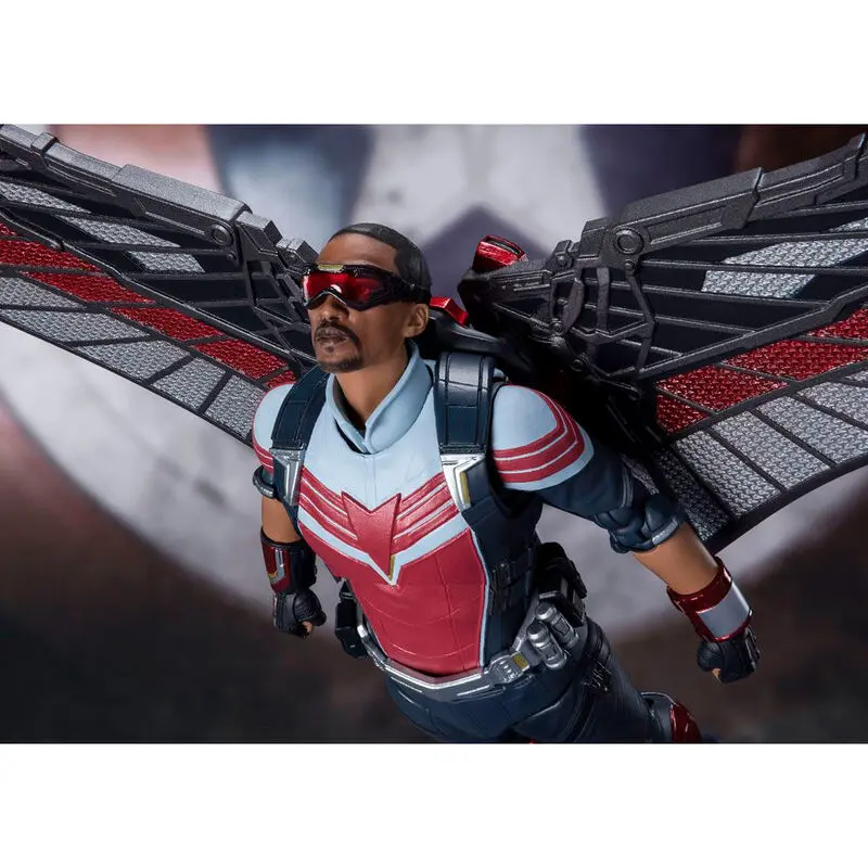 The Falcon and the Winter Soldier S.H. Figuarts Actionfigur Falcon 15 cm Produktfoto