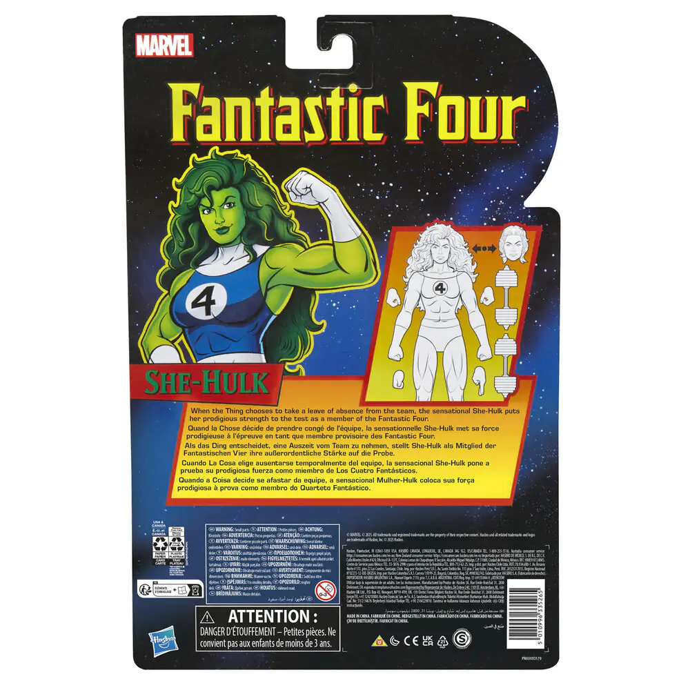 Marvel The Fantastic 4 She-Hulk Figur 15 cm Produktfoto