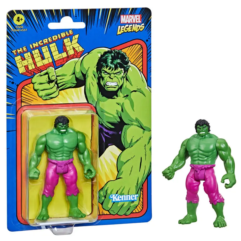 Marvel Legends Retro Collection Actionfigur 2022 Hulk 10 cm Produktfoto